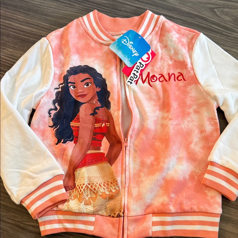 Disney Moana Coral and Cream Jacket